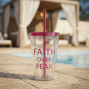 Faith Over Fear Tumbler