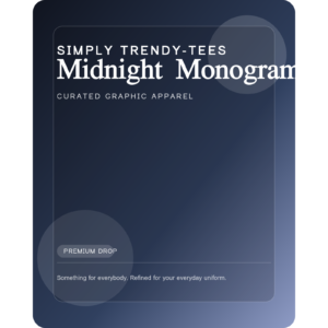 Midnight Monogram Tee
