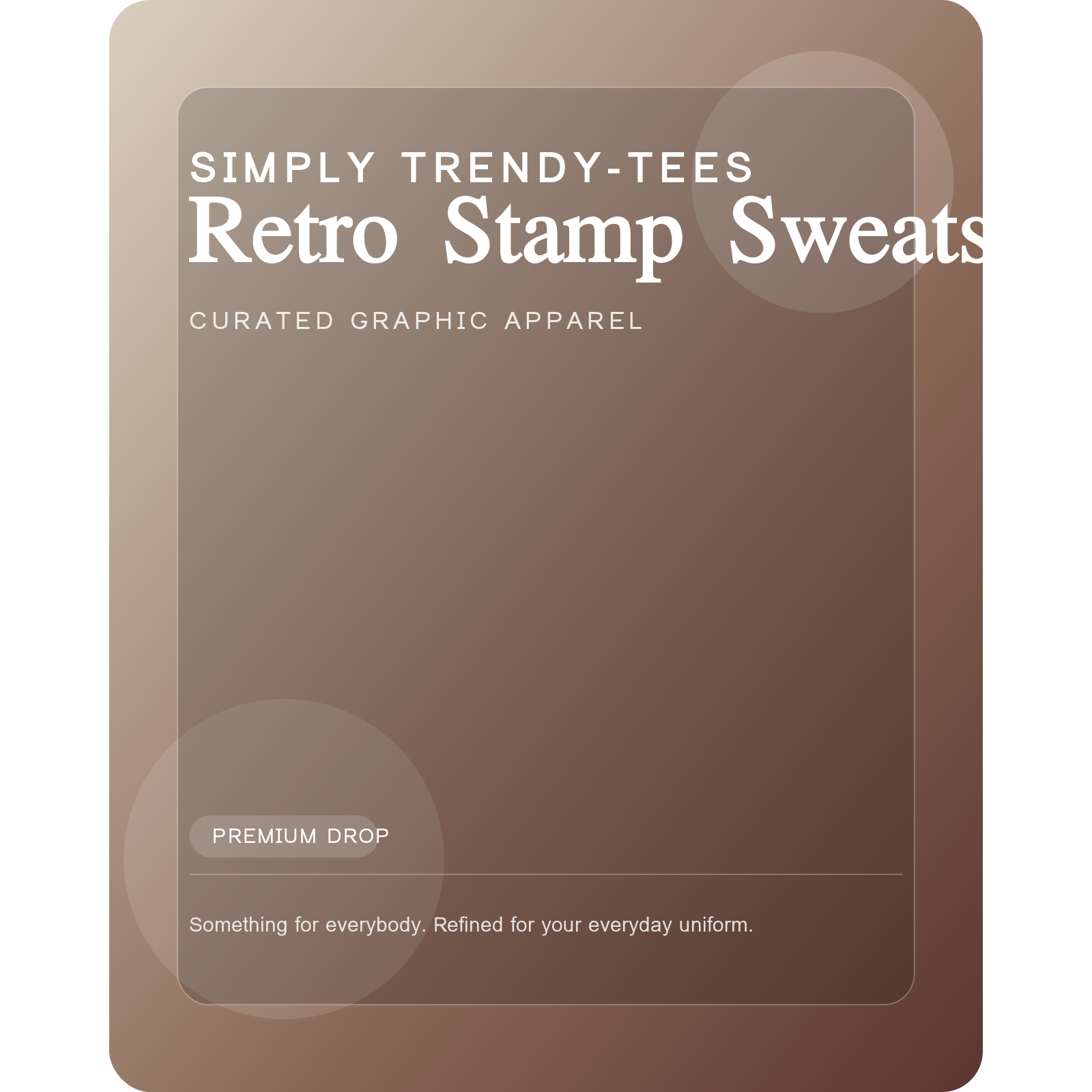 Retro Stamp Sweatshirt