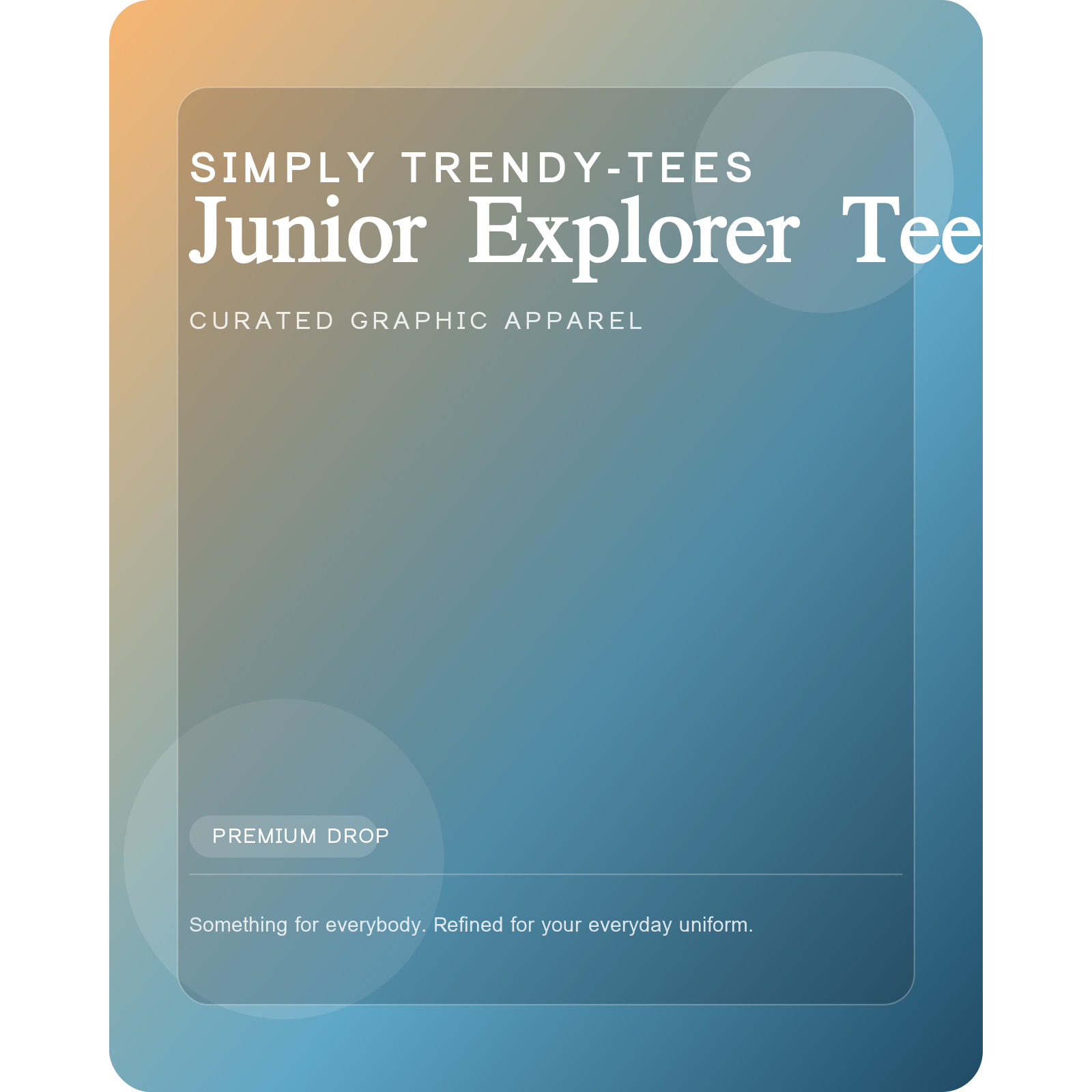Junior Explorer Tee