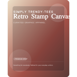 Retro Stamp Canvas Print