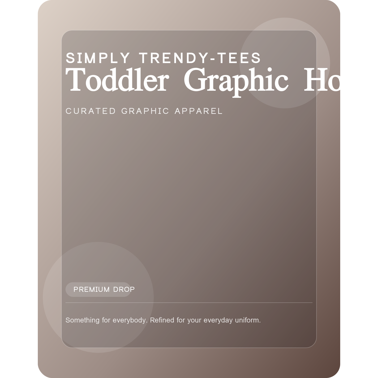 Toddler Graphic Hoodie