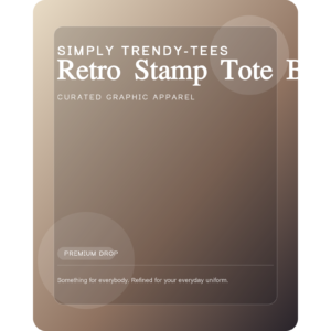Retro Stamp Tote Bag