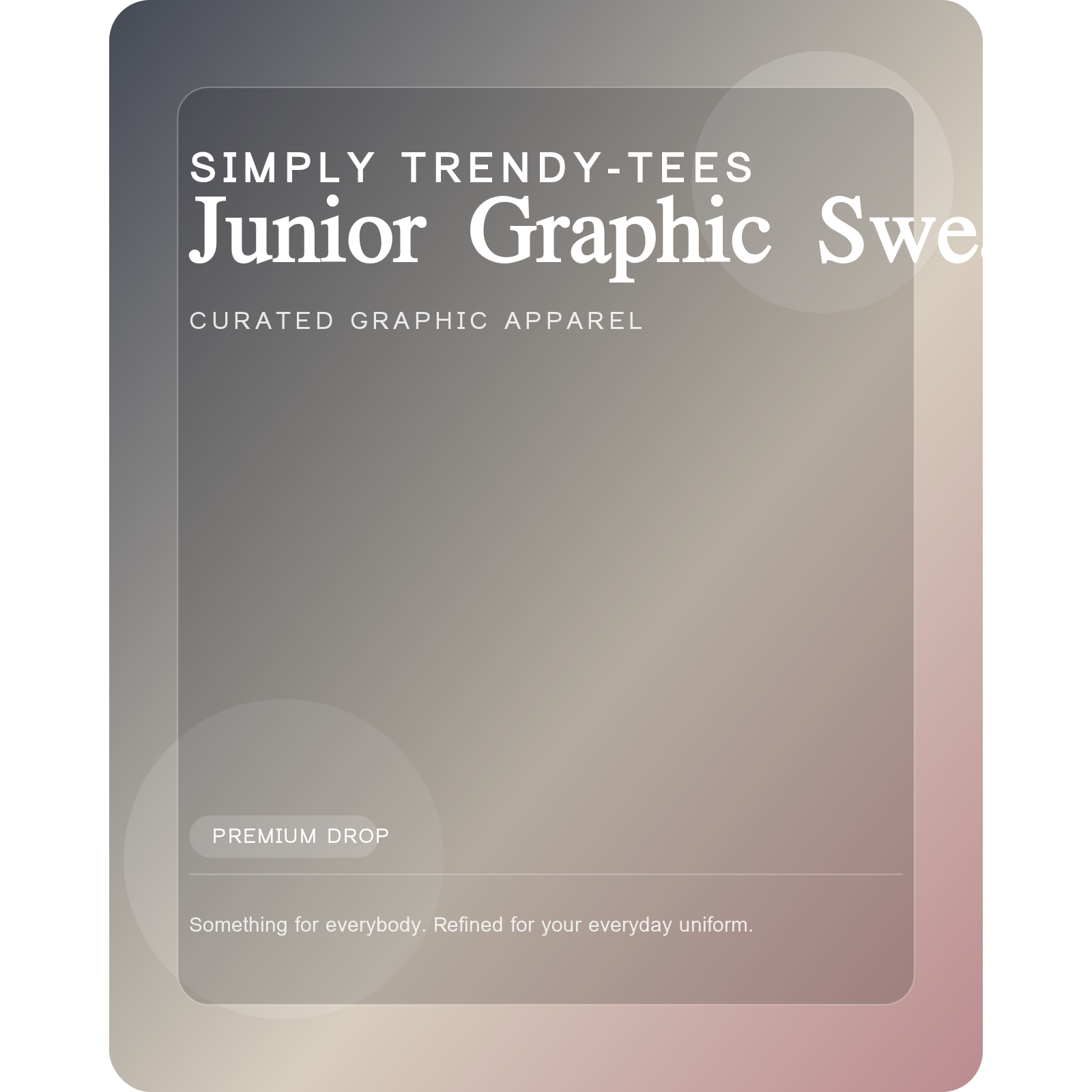 Junior Graphic Sweatshirt
