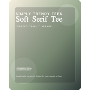 Soft Serif Tee