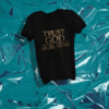 TRUST GOD in the Storm, Flat lay T-shirt