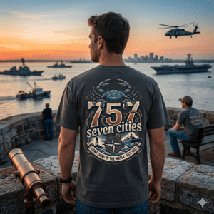 Hampton Roads 757 Something in the Water Crab T-Shirt2