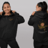 Forever Chasing Sunsets Hoodie – sunset graphic pullover, flat lay