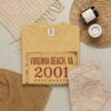 Virginia Beach 2001 Postmark Vintage T-Shirt – retro beach vacation tee, product image 48