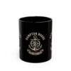 Hampton Roads Anchor Mug – nautical vintage black coffee cup, Est. 1607, product image 1