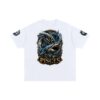 Pisces Shirt, Dolphin Shark Tee, Zodiac Graphic Shirt, Astrology heavyweight oversized streetwear graphic tee product image 4