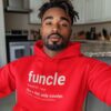 FUNCLE Definition Hoodie – like a dad only cooler funny uncle pullover, product image 9