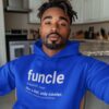 FUNCLE Definition Hoodie – like a dad only cooler funny uncle pullover, product image 8