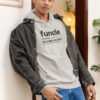 FUNCLE Definition Hoodie – like a dad only cooler funny uncle pullover, product image 11
