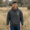 Hampton Roads Heritage Hoodie – Something in the Water, 757 blue crab graphic, product image 12