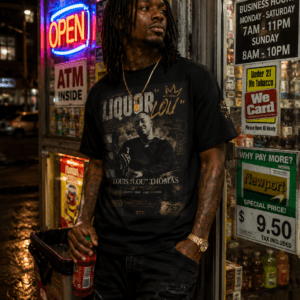 THE LAST OF A REAL ONEâ„¢ Liquor Lou Vintage Oversized Graphic Tee | Premium Heavyweight Streetwear Shirt | Loyalty Respect Legacy Collection