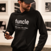 FUNCLE Definition Hoodie – like a dad only cooler funny uncle pullover, product image 2