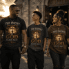 THE ENEMY HAS LIMITS GOD DOES NOT Christian Faith Warrior T-Shirt – premium vintage graphic tee, product image 6