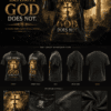 THE ENEMY HAS LIMITS GOD DOES NOT Christian Faith Warrior T-Shirt – premium vintage graphic tee, product image 7