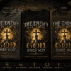 THE ENEMY HAS LIMITS GOD DOES NOT Christian Faith Warrior T-Shirt – premium vintage graphic tee, product image 8