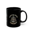 Hampton Roads Anchor Mug – nautical vintage black coffee cup, Est. 1607, product image 2