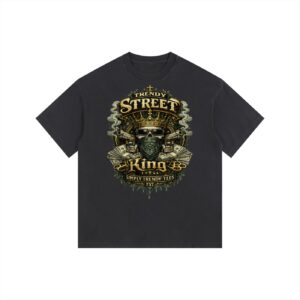 KINGS MOVE DIFFERENT 757 Streetwear T-Shirt | Premium Urban Graphic Tee | Vintage Washed Oversized Cotton T-Shirt
