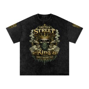 KINGS MOVE DIFFERENT 757 Streetwear T-Shirt | Premium Urban Graphic Tee | Snow Washed Oversized