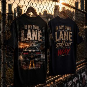 IN MY OWN LANE Stay Out the Way heavyweight oversized streetwear graphic tee product image 6