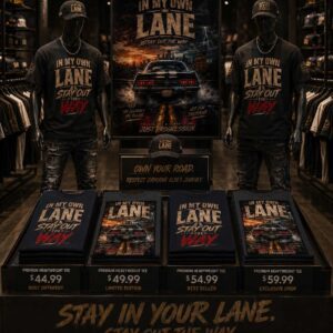 IN MY OWN LANE Stay Out the Way heavyweight oversized streetwear graphic tee product image 5