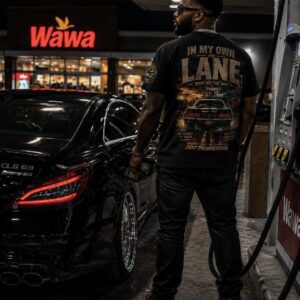 IN MY OWN LANE Shirt, Stay Out the Way Tee, Muscle Car Shirt, heavyweight oversized streetwear graphic tee product image 6
