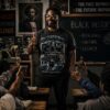 BLACK ICE HOCKEY EST. 1885 heavyweight oversized streetwear graphic tee product image 5