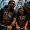 IN MY OWN LANE Shirt, Stay Out the Way Tee, Muscle Car Shirt, heavyweight oversized streetwear graphic tee product image 3