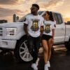 THE ENEMY HAS LIMITS. GOD DOES NOT. Christian Faith Warrior heavyweight oversized streetwear graphic tee product image 6