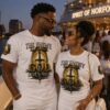 THE ENEMY HAS LIMITS. GOD DOES NOT. Christian Faith Warrior heavyweight oversized streetwear graphic tee product image 5