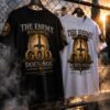 THE ENEMY HAS LIMITS. GOD DOES NOT. Christian Faith Warrior heavyweight oversized streetwear graphic tee product image 2