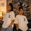Water Around Us. Hustle Inside Us. 2026 Essential Cotton T-S heavyweight oversized streetwear graphic tee product image 1