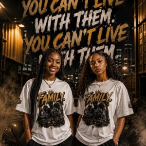 FAMILY heavyweight oversized streetwear graphic tee product image 12