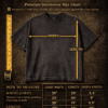 Shakka size chart for FAMILY oversized streetwear tee