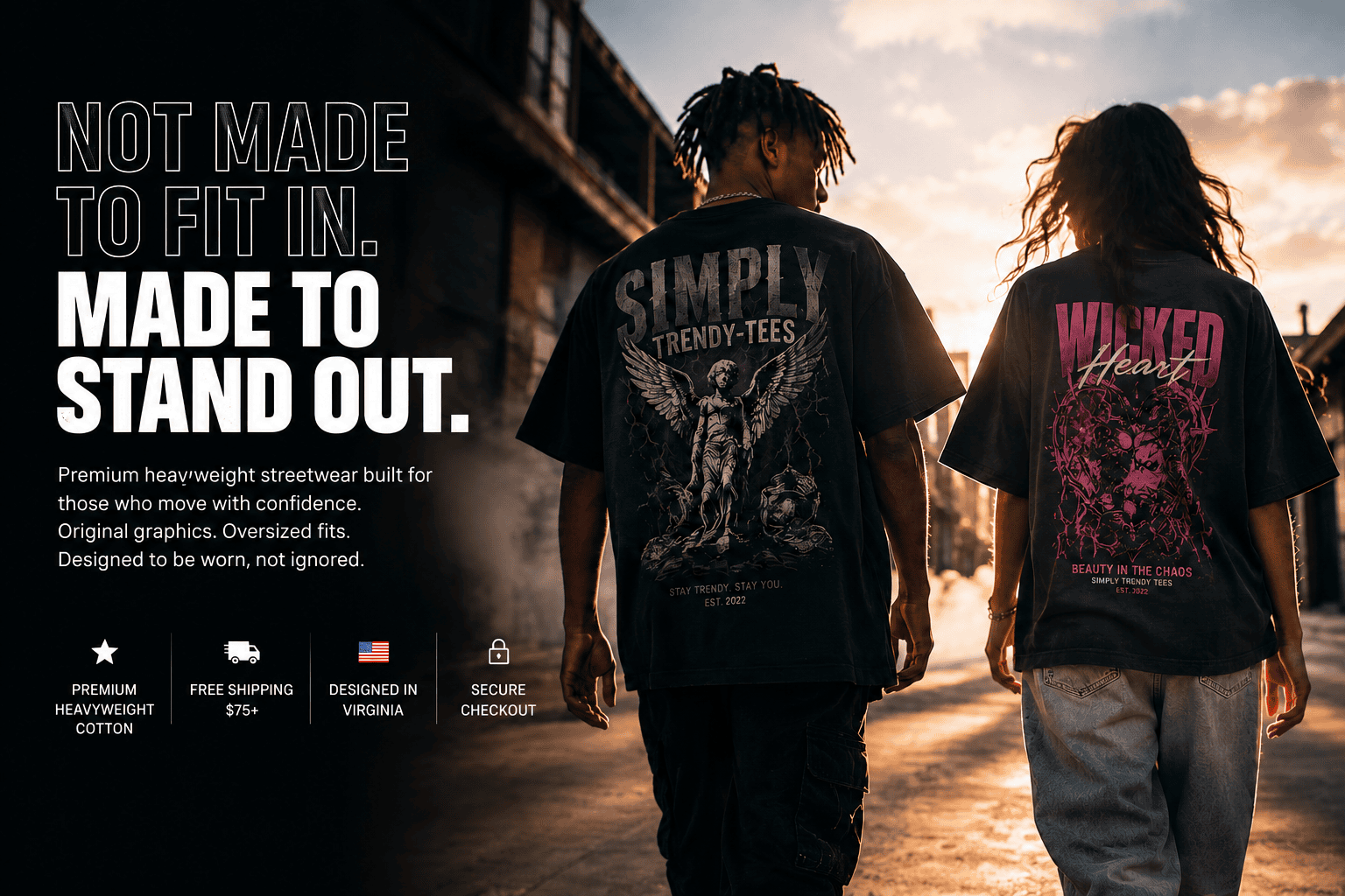 Simply Trendy Tees Hero Banner