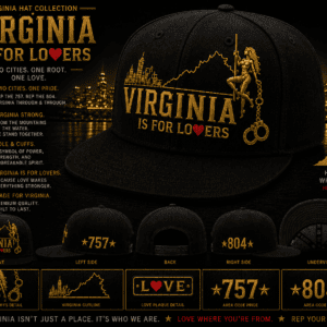 Virginia Is For Lovers Hat promotional image for Virginia 757 and 804 streetwear