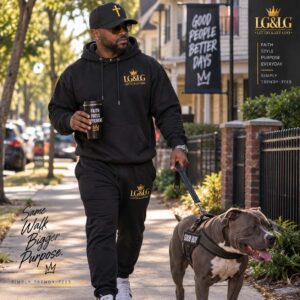 LG&LG Let Go & Let God Christian Snapback Hat – Gold Cross Faith Streetwear Cap