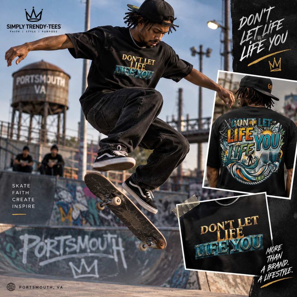 DON’T LET LIFE LIFE YOU™ Heavyweight Streetwear Tee
