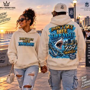 757 Norfolk Heavyweight Hoodie – Don’t Let Life Life You | Hidden Pocket Streetwear